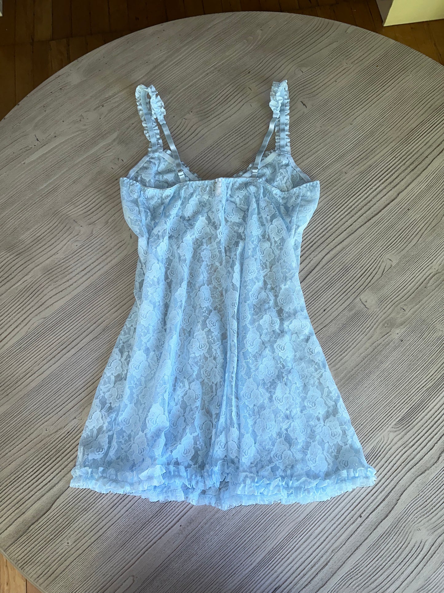 Pinterest famous Cinema Etoile baby blue slip dress(L/XL)🤍✨