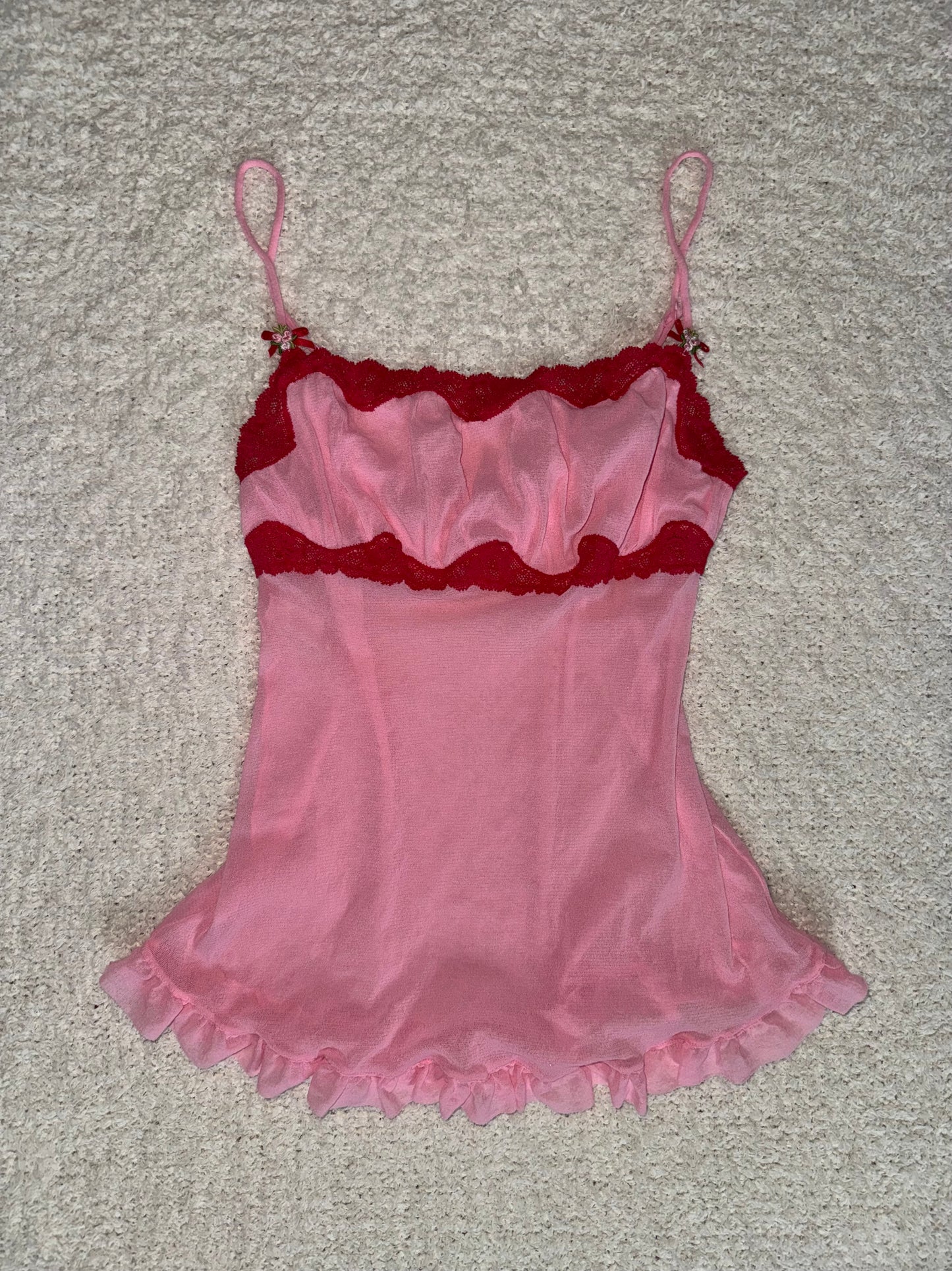 Victoria’s Secret, pink and red cami top♥️(S)