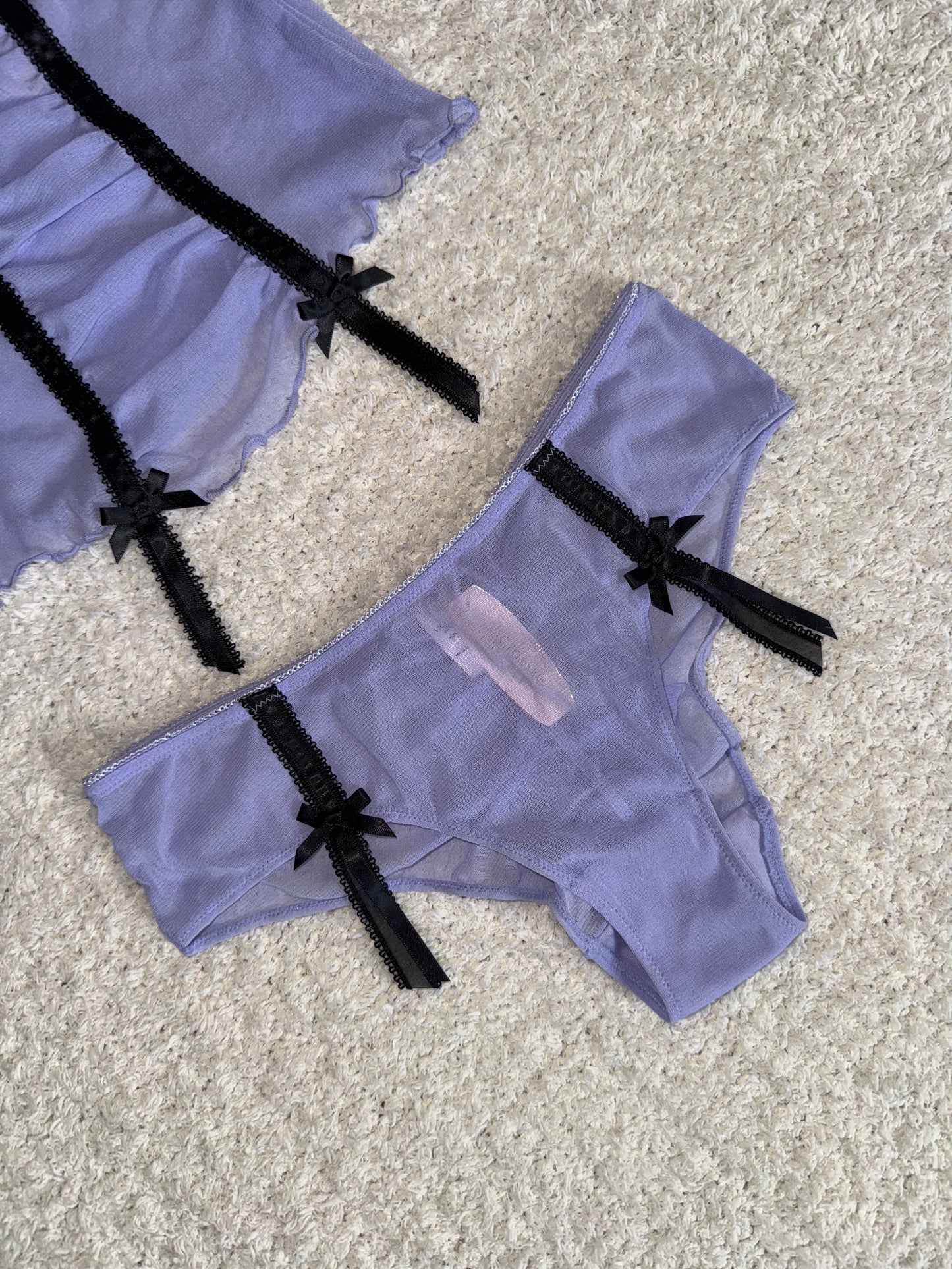 Victoria’s Secret (NWT) periwinkle 2 piece set🤍(S)