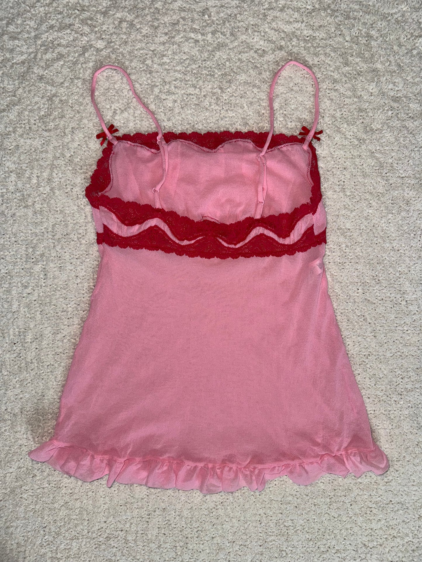 Victoria’s Secret, pink and red cami top♥️(S)
