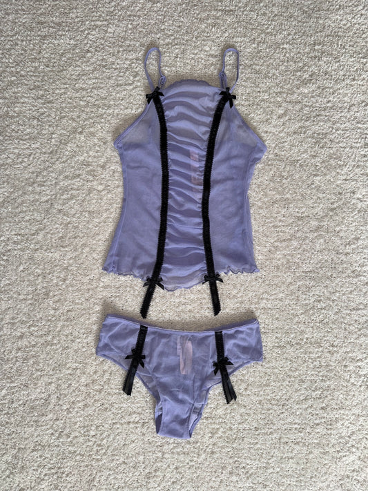 Victoria’s Secret (NWT) periwinkle 2 piece set🤍(S)