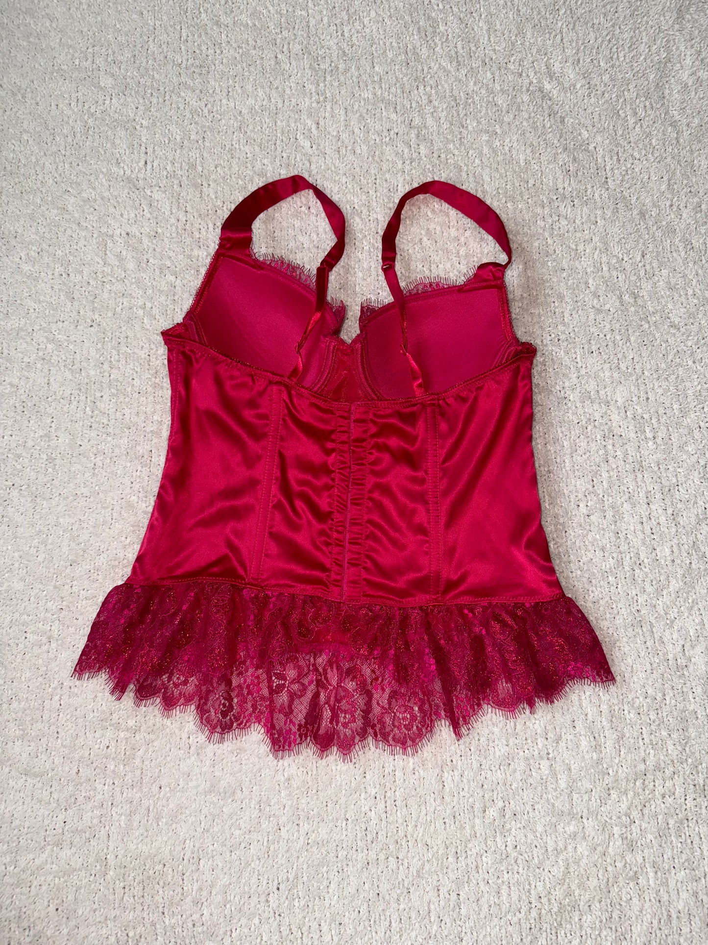 Victoria’s Secret sexy little things hot pink corset 34B