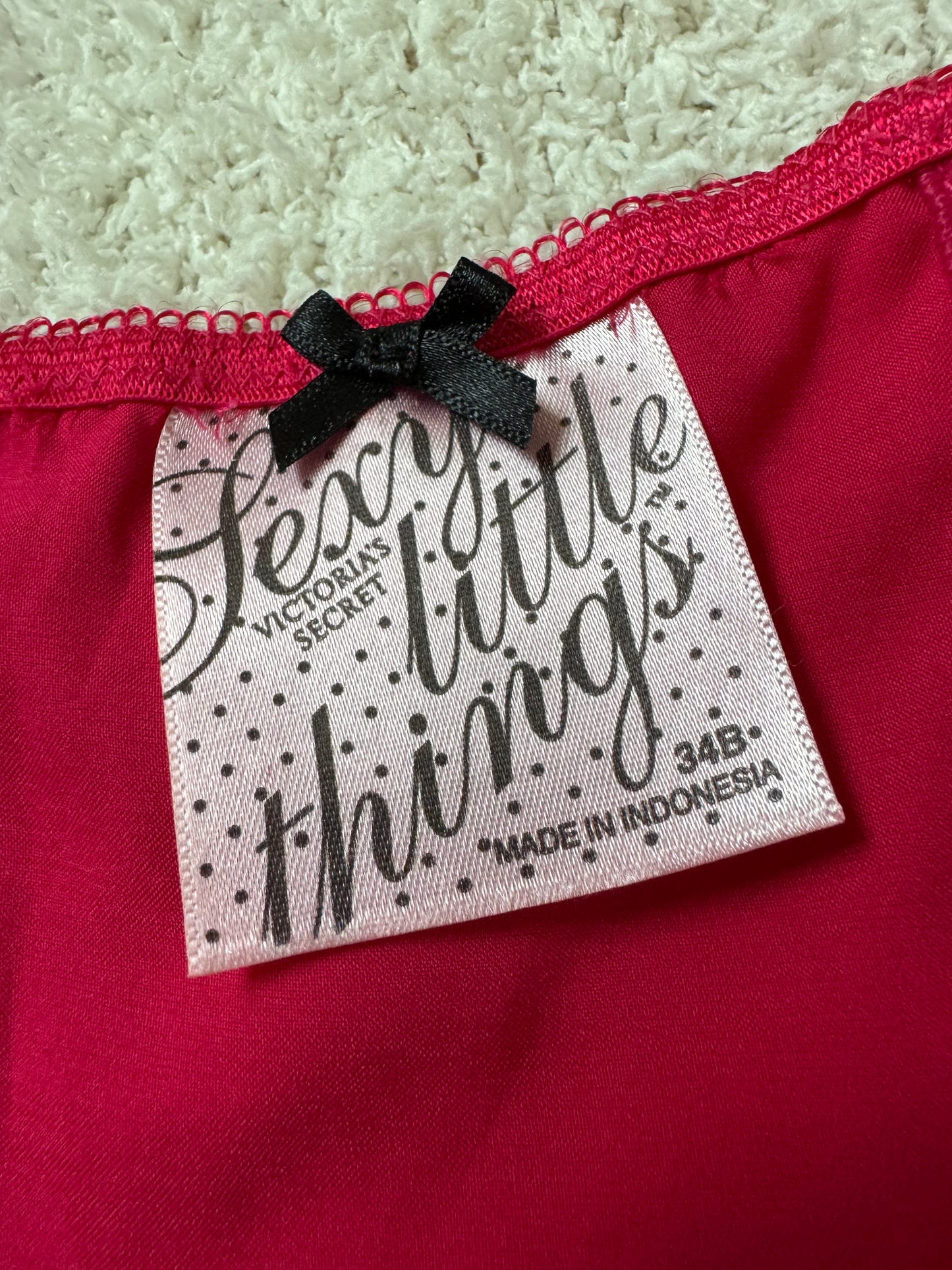 Victoria’s Secret sexy little things hot pink corset 34B
