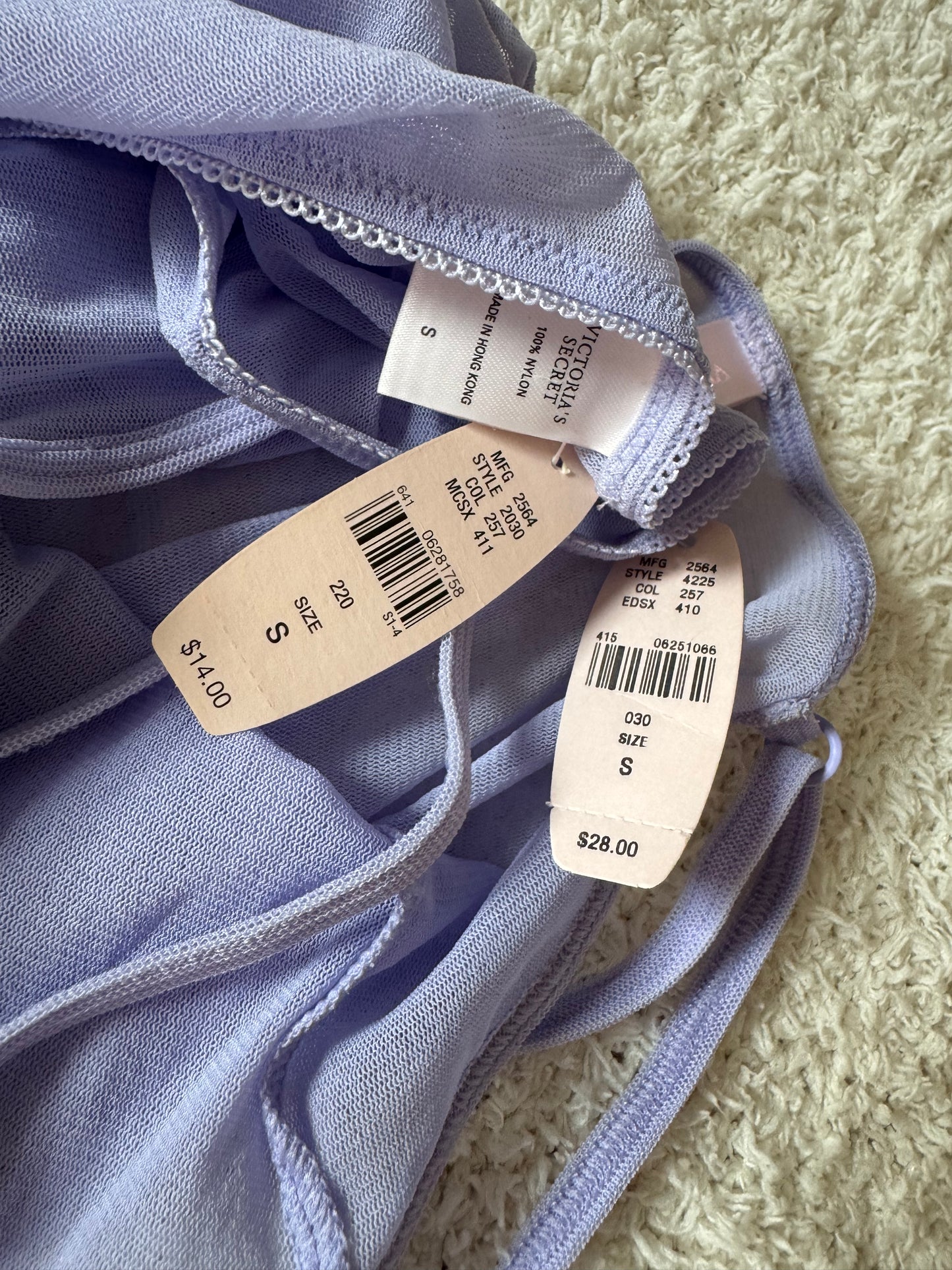 Victoria’s Secret (NWT) periwinkle 2 piece set🤍(S)