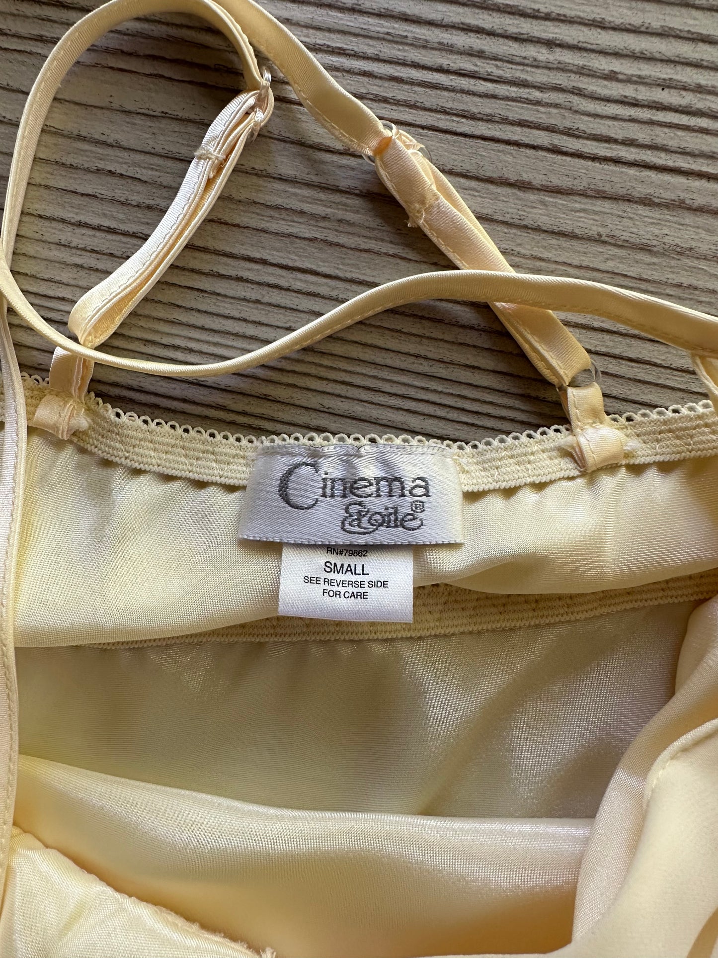 Vintage Cinema Etoile pastel yellow dress🍋!(S)