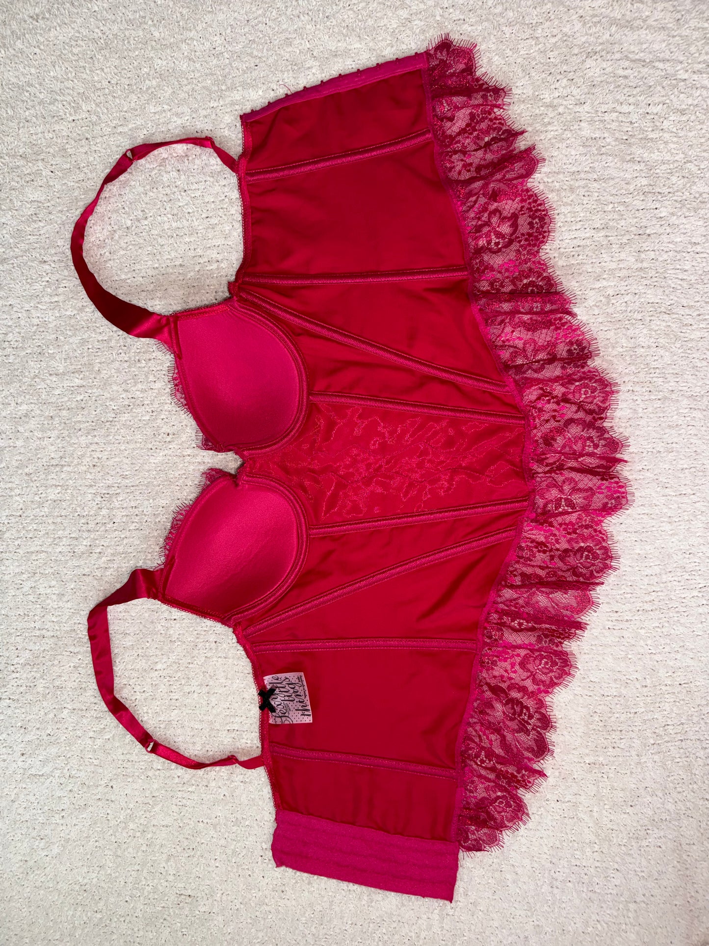 Victoria’s Secret sexy little things hot pink corset 34B