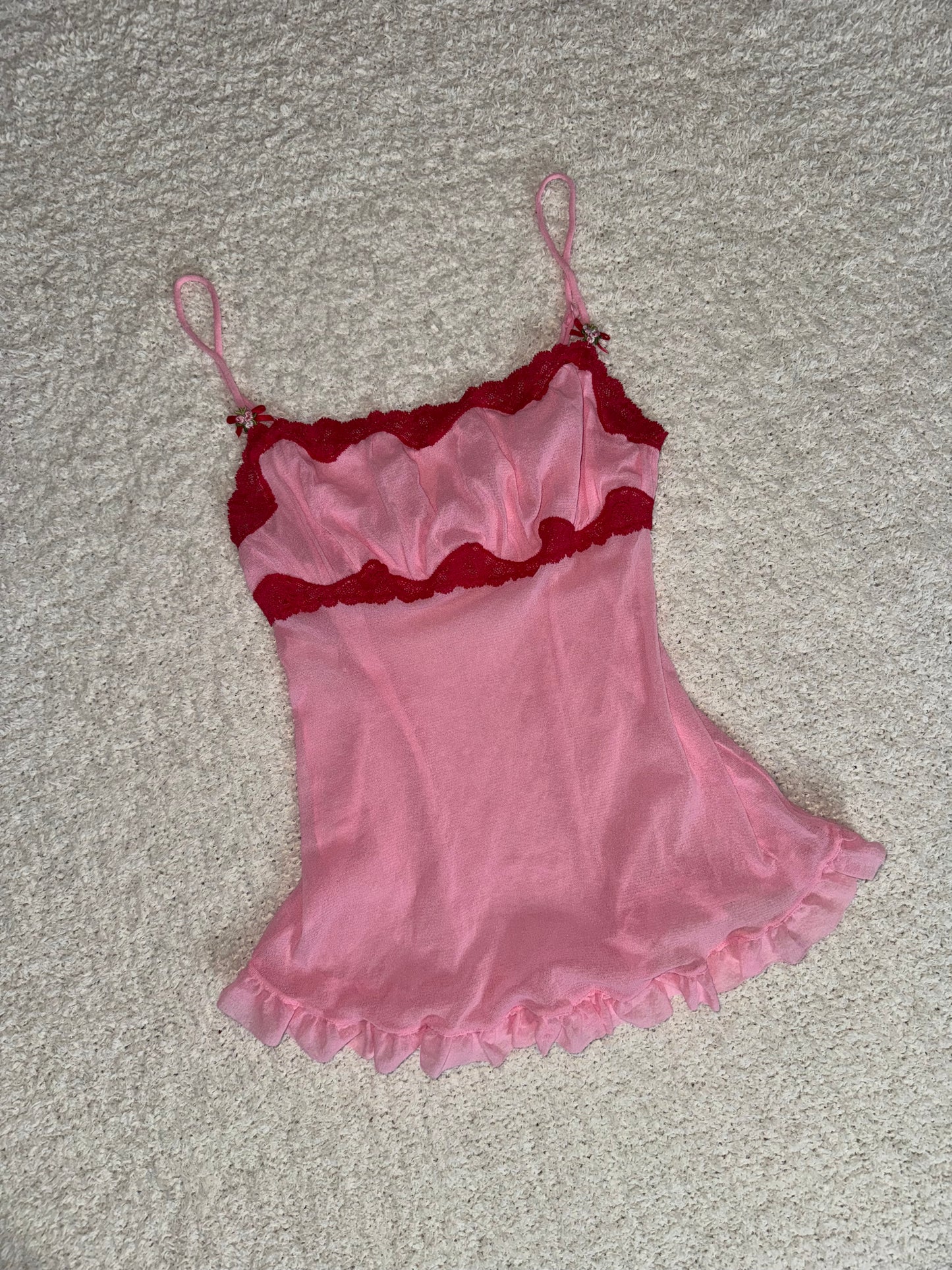 Victoria’s Secret, pink and red cami top♥️(S)