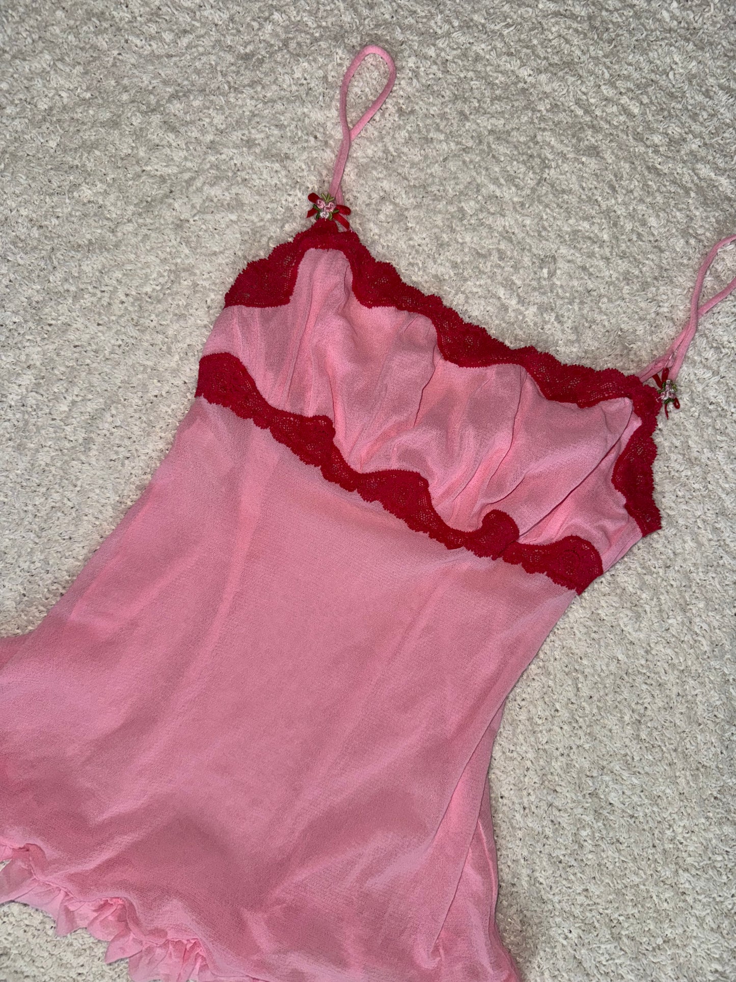 Victoria’s Secret, pink and red cami top♥️(S)