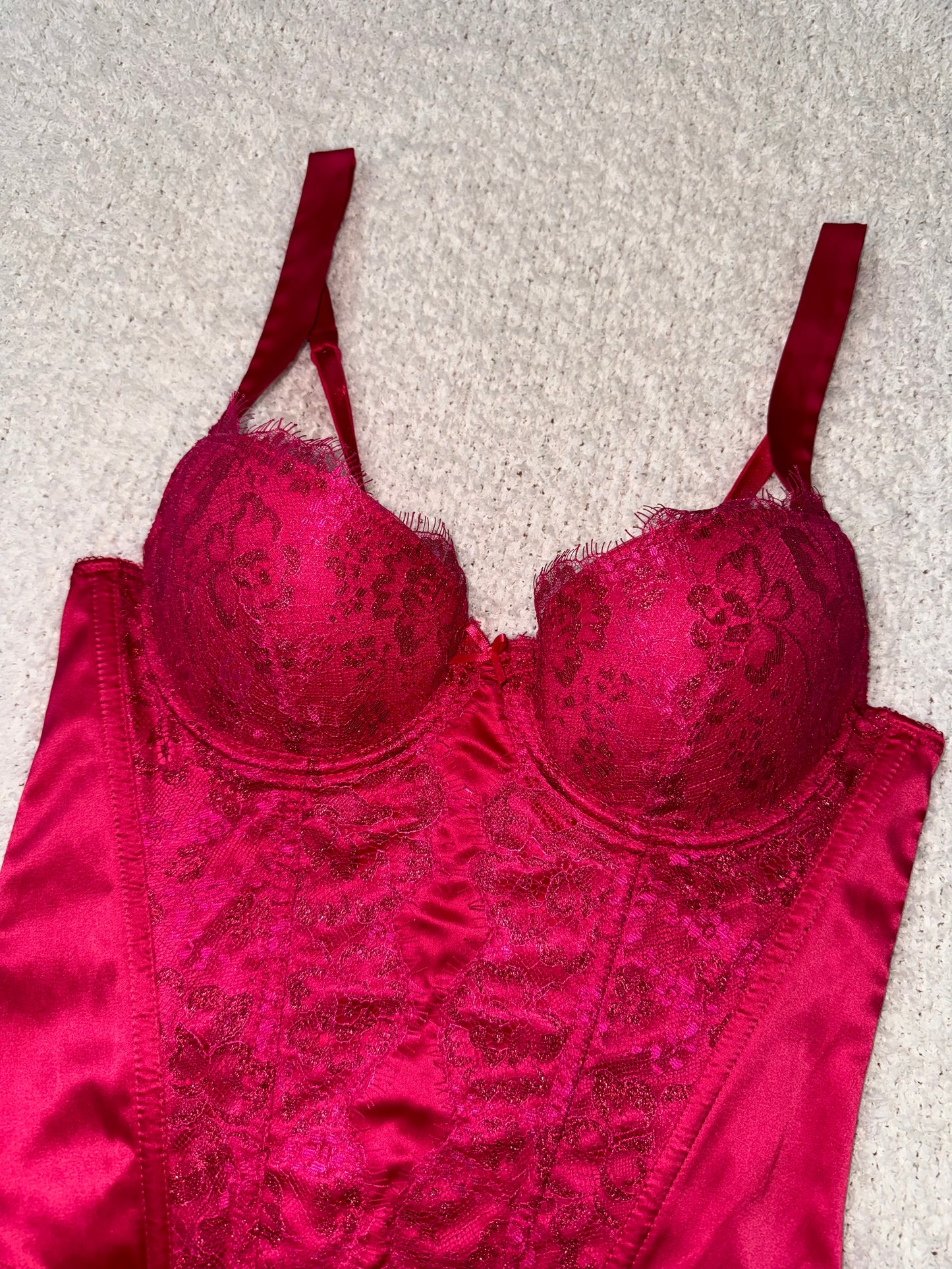 Victoria’s Secret sexy little things hot pink corset 34B